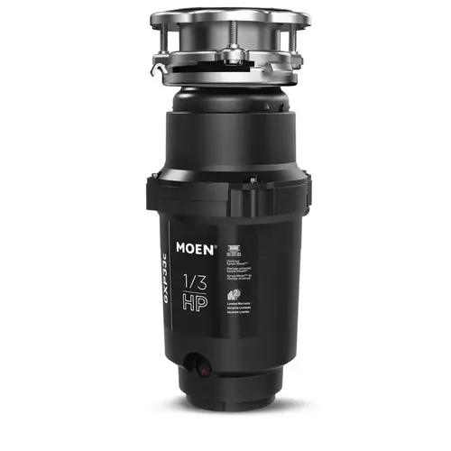 Moen GX Pro Series 1/3 HP Garbage Disposer with Power Cord Moen GX Pro Series 1/3 HP Garbage Disposer with Power Cord