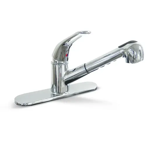 Dominion Chrome Pull-Out Spout Kitchen Faucet Dominion Chrome Pull-Out Spout Kitchen Faucet