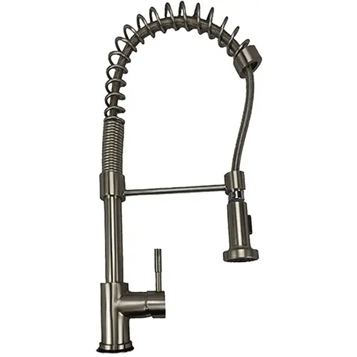 Dominion Brushed Nickel Pull-Down Flexible Kitchen Faucet Dominion Brushed Nickel Pull-Down Flexible Kitchen Faucet