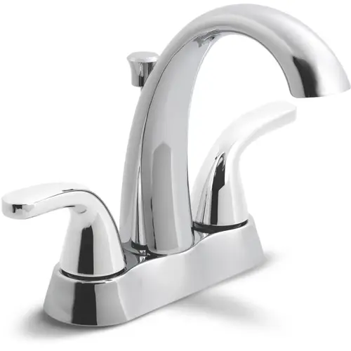 Earth Luxe 2-Handle High-Arc Lavatory Faucet with 50/50 Pop-Up, Chrome Earth Luxe 2-Handle High-Arc Lavatory Faucet with 50/50 Pop-Up, Chrome