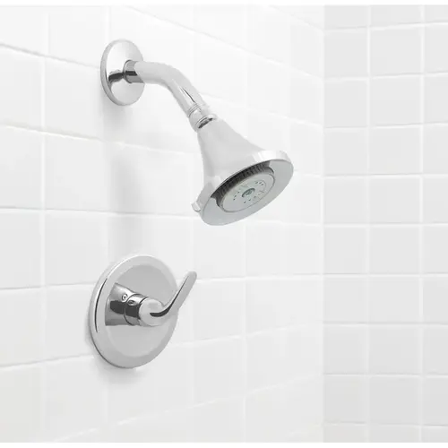 Earth Luxe Single-Lever Pressure-Balanced Shower Only Kit, Chrome Earth Luxe Single-Lever Pressure-Balanced Shower Only Kit, Chrome