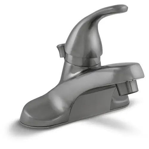Earth Luxe Single-Lever Lavatory Faucet with 50/50 Pop-Up, Brushed Nickel Earth Luxe Single-Lever Lavatory Faucet with 50/50 Pop-Up, Brushed Nickel