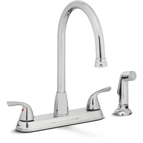 Project Source Everfield 2-Handle Kitchen Faucet, Chrome Project Source Everfield 2-Handle Kitchen Faucet, Chrome