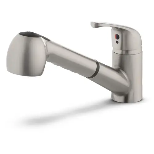Project Source Pull-Out Utility Faucet, Stainless Steel Project Source Pull-Out Utility Faucet, Stainless Steel