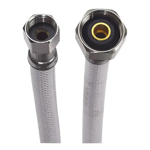PVC Faucet Supply Line 3/8" Flare X 1/2" IPS X 16" PVC Faucet Supply Line 3/8" Flare X 1/2" IPS X 16"