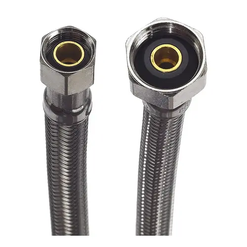 Stainless Steel Faucet Supply Line 3/8" Comp X 1/2" IPS X 20" Stainless Steel Faucet Supply Line 3/8" Comp X 1/2" IPS X 20"