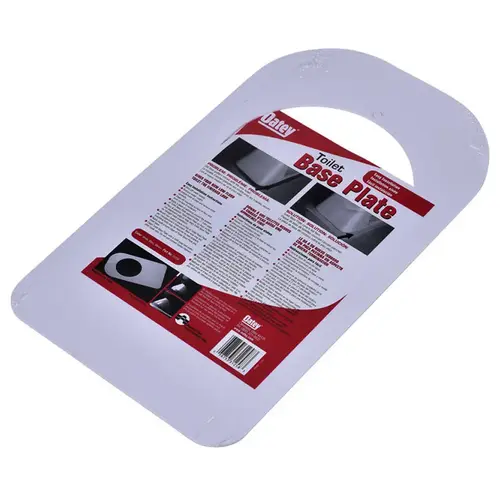 White Plastic Square Toilet Base Plate White Plastic Square Toilet Base Plate