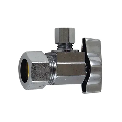 1/4 Turn Angle Stop 1/2-in Comp x 1/2" Comp 1/4 Turn Angle Stop 1/2-in Comp x 1/2" Comp