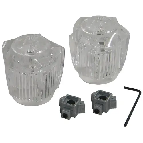 Universal Kitchen/Lavatory Acrylic Faucet Handles Universal Kitchen/Lavatory Acrylic Faucet Handles
