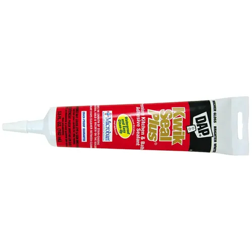 Dap Kwik Seal PLUS Kitchen & Bath Adhesive Caulk - pack of 12 Dap Kwik Seal PLUS Kitchen & Bath Adhesive Caulk - pack of 12