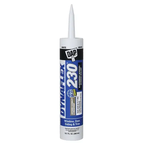 Dap DYNAFLEX 230 Premium Paintable Caulk White 10.1 oz Dap DYNAFLEX 230 Premium Paintable Caulk White 10.1 oz