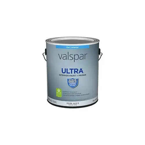 Valspar Ultra Interior Paint Flat/Matte Base B One Gallon 2002-5C Valspar Ultra Interior Paint Flat/Matte Base B One Gallon 2002-5C