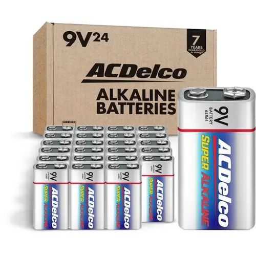 ACDelco 9V Battery, Pack of 24 ACDelco 9V Battery, Pack of 24