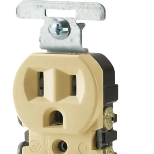 Eaton 15A 125V CO/ALR Ivory Duplex Outlet Eaton 15A 125V CO/ALR Ivory Duplex Outlet