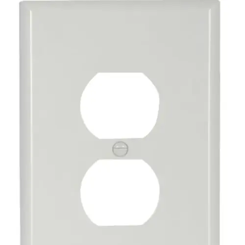 Eaton 1-Gang Jumbo Thermoplastic White Duplex Wall Plate, Pack of 10 Eaton 1-Gang Jumbo Thermoplastic White Duplex Wall Plate, Pack of 10