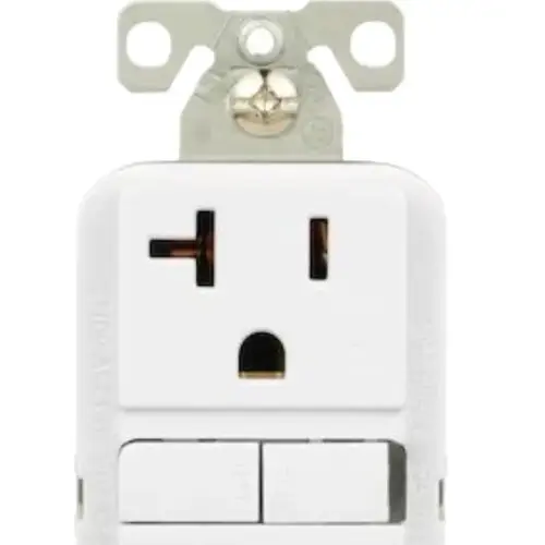 Eaton 20A 125V White Decorator GFCI Outlet Eaton 20A 125V White Decorator GFCI Outlet