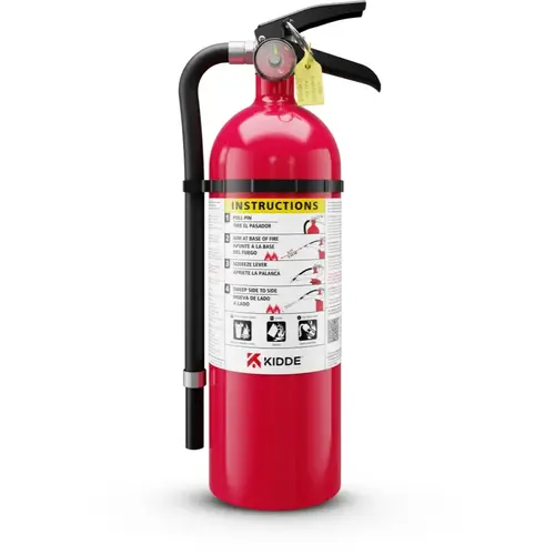 Kidde 3-A:40-B:C Fire Extinguisher, 5.5-Lb, PRO-5MP-1 Kidde 3-A:40-B:C Fire Extinguisher, 5.5-Lb, PRO-5MP-1