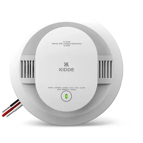Kidde Firex 5-in Hardwired Interconnectable Combination Smoke/CO Alarm, with 10-Year Battery Back-Up Kidde Firex 5-in Hardwired Interconnectable Combination Smoke/CO Alarm, with 10-Year Battery Back-Up