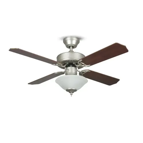 42" 4-Blade Dual Mount Fan with LED Light Kit Satin Nickel 42" 4-Blade Dual Mount Fan with LED Light Kit Satin Nickel