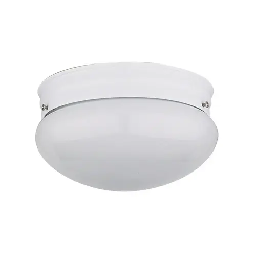 8" Mushroom Ceiling Fixture White 8" Mushroom Ceiling Fixture White