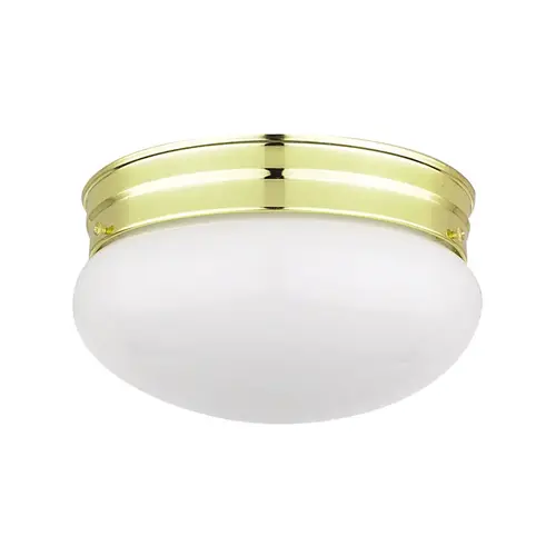 8" Mushroom Ceiling Fixture Polished Brass 8" Mushroom Ceiling Fixture Polished Brass