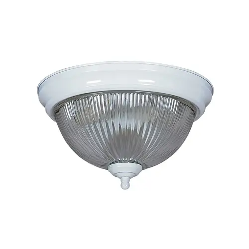 13" Ceiling Dome Fixture 2-Bulb White 13" Ceiling Dome Fixture 2-Bulb White
