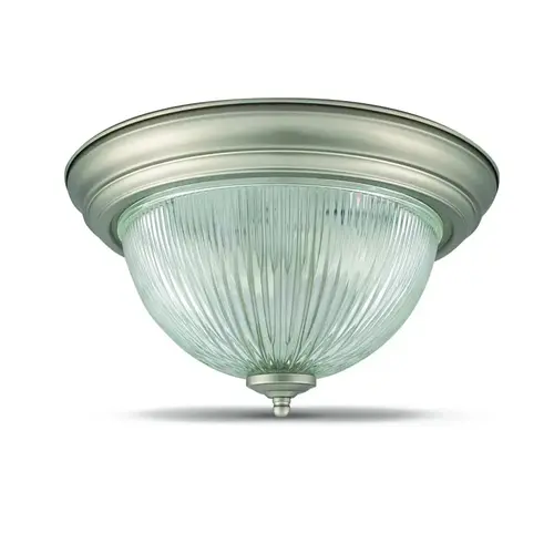 12" Ceiling Dome Fixture 2-Bulb Satin Nickel 12" Ceiling Dome Fixture 2-Bulb Satin Nickel