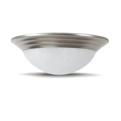 12" Ceiling Dome Fixture 2-Bulb Satin Nickel 12" Ceiling Dome Fixture 2-Bulb Satin Nickel