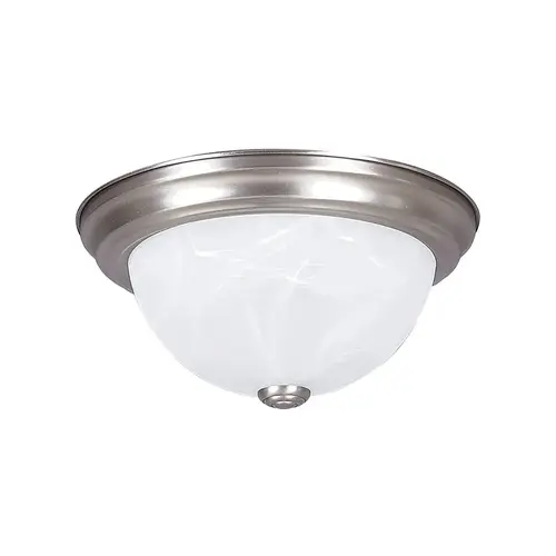 15" Ceiling Dome Fixture 3-Bulb Satin Nickel 15" Ceiling Dome Fixture 3-Bulb Satin Nickel