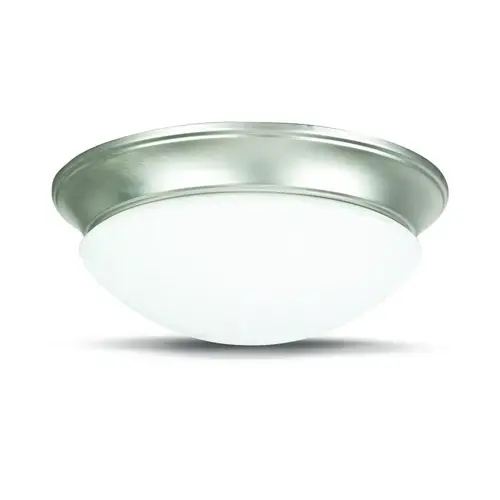 12" Ceiling Dome Fixture 2-Bulb Satin Nickel 12" Ceiling Dome Fixture 2-Bulb Satin Nickel