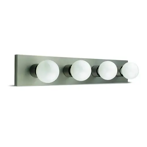 24" 4-Light Satin Nickel Vanity Strip 24" 4-Light Satin Nickel Vanity Strip