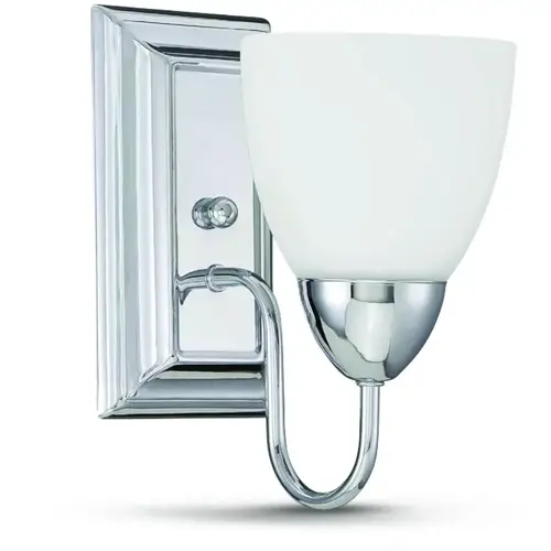 Lexington Round 1-Light Wall Fixture Chrome Lexington Round 1-Light Wall Fixture Chrome