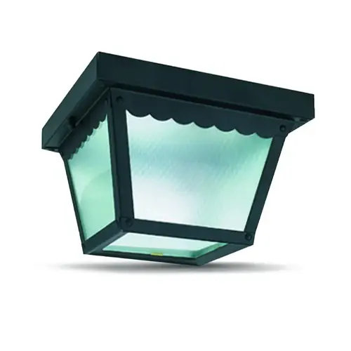 Black Metal Ceiling Fixture 7-1/2" Black Metal Ceiling Fixture 7-1/2"