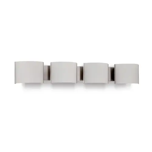 4 Light LED Sconce - Curved Frosted Glass - BSN 4 Light LED Sconce - Curved Frosted Glass - BSN