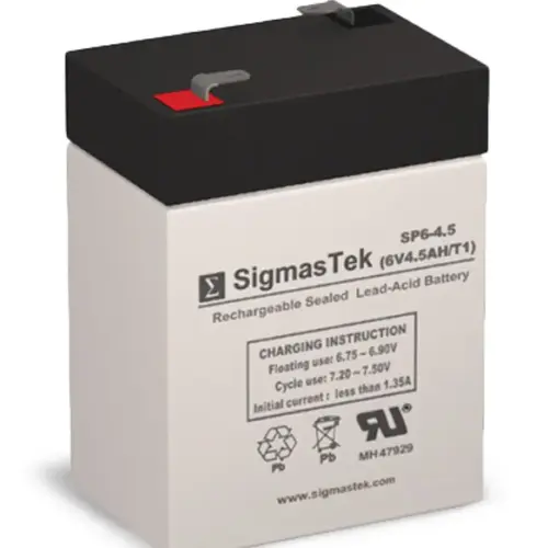Exit Sign Battery 4.5 Amp Hours 6 Volt Rechargeable Exit Sign Battery 4.5 Amp Hours 6 Volt Rechargeable