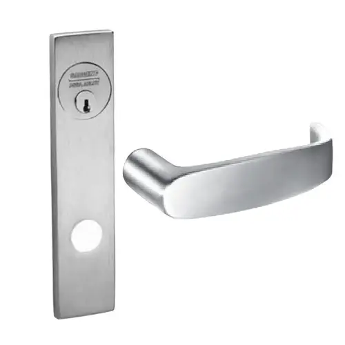 Mortise Lock Satin Nickel Plated Clear Coated Mortise Lock Satin Nickel Plated Clear Coated