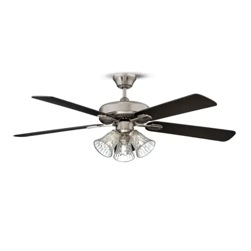 42" 5-Blade Dual Mount Fan with LED Light Kit Stainless Steel 42" 5-Blade Dual Mount Fan with LED Light Kit Stainless Steel
