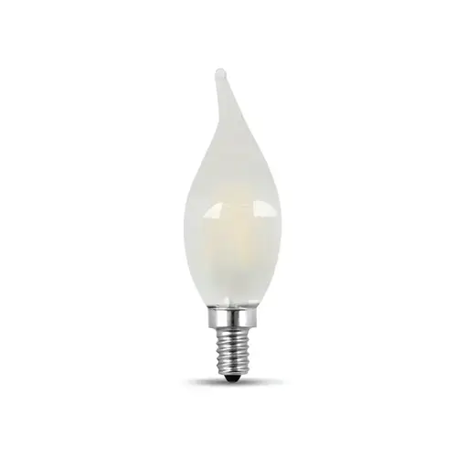 60-Watt Equivalent Frost BA10 Dimmable Daylight Decorative - pack of 2 60-Watt Equivalent Frost BA10 Dimmable Daylight Decorative - pack of 2
