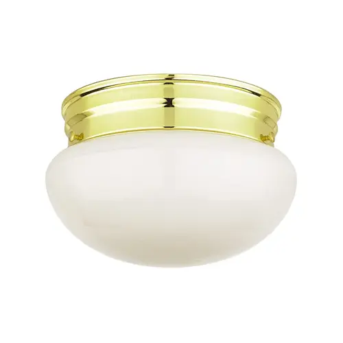 6" Mushroom Ceiling Fixture Polished Brass 6" Mushroom Ceiling Fixture Polished Brass