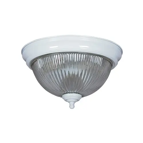 12" Ceiling Dome Fixture 2-Bulb White 12" Ceiling Dome Fixture 2-Bulb White