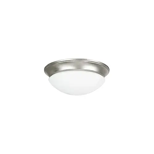 14" Ceiling Dome Fixture 2-Bulb Satin Nickel 14" Ceiling Dome Fixture 2-Bulb Satin Nickel