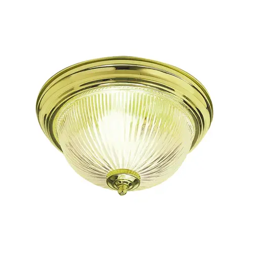 12" Ceiling Dome Fixture 2-Bulb Polished Brass 12" Ceiling Dome Fixture 2-Bulb Polished Brass