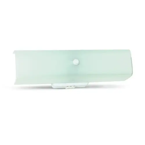 14" Channel Glass Fixture White 14" Channel Glass Fixture White