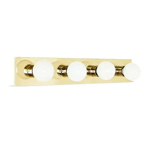 24" 4-Light Polished Brass Vanity Strip 24" 4-Light Polished Brass Vanity Strip