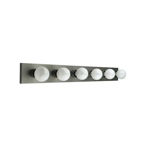 36" 6-Light Satin Nickel Vanity Strip 36" 6-Light Satin Nickel Vanity Strip