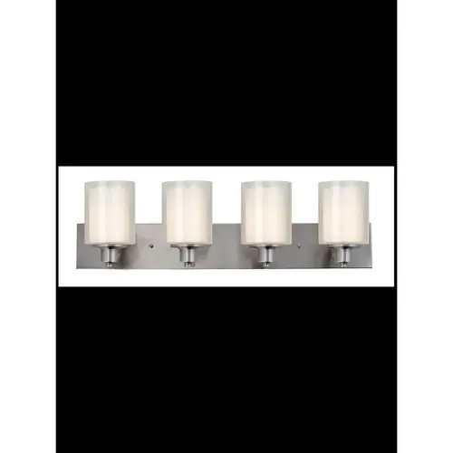 Penn 32" 4-Light Satin Nickel Vanity Fixture Penn 32" 4-Light Satin Nickel Vanity Fixture