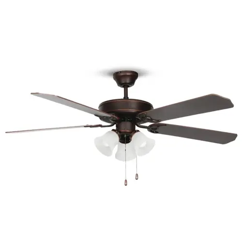 52" 5-BLADE SN FAN W/3-LED LIGHT KIT - BRONZE 52" 5-BLADE SN FAN W/3-LED LIGHT KIT - BRONZE
