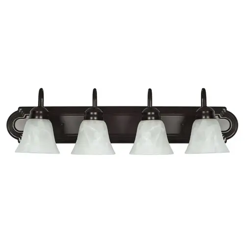 4 Light Bronze Tiered Vanity Sconce 4 Light Bronze Tiered Vanity Sconce