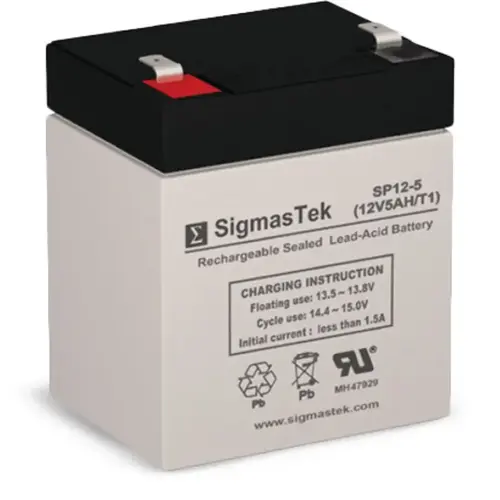 Emergency Light Battery 5.0 Amp Hours 12 Volt Rechargeable Emergency Light Battery 5.0 Amp Hours 12 Volt Rechargeable