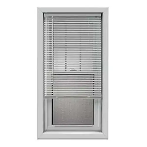 Vinyl/Plus 1" Cordless White Mini-Blind 58.5" x 48" Vinyl/Plus 1" Cordless White Mini-Blind 58.5" x 48"